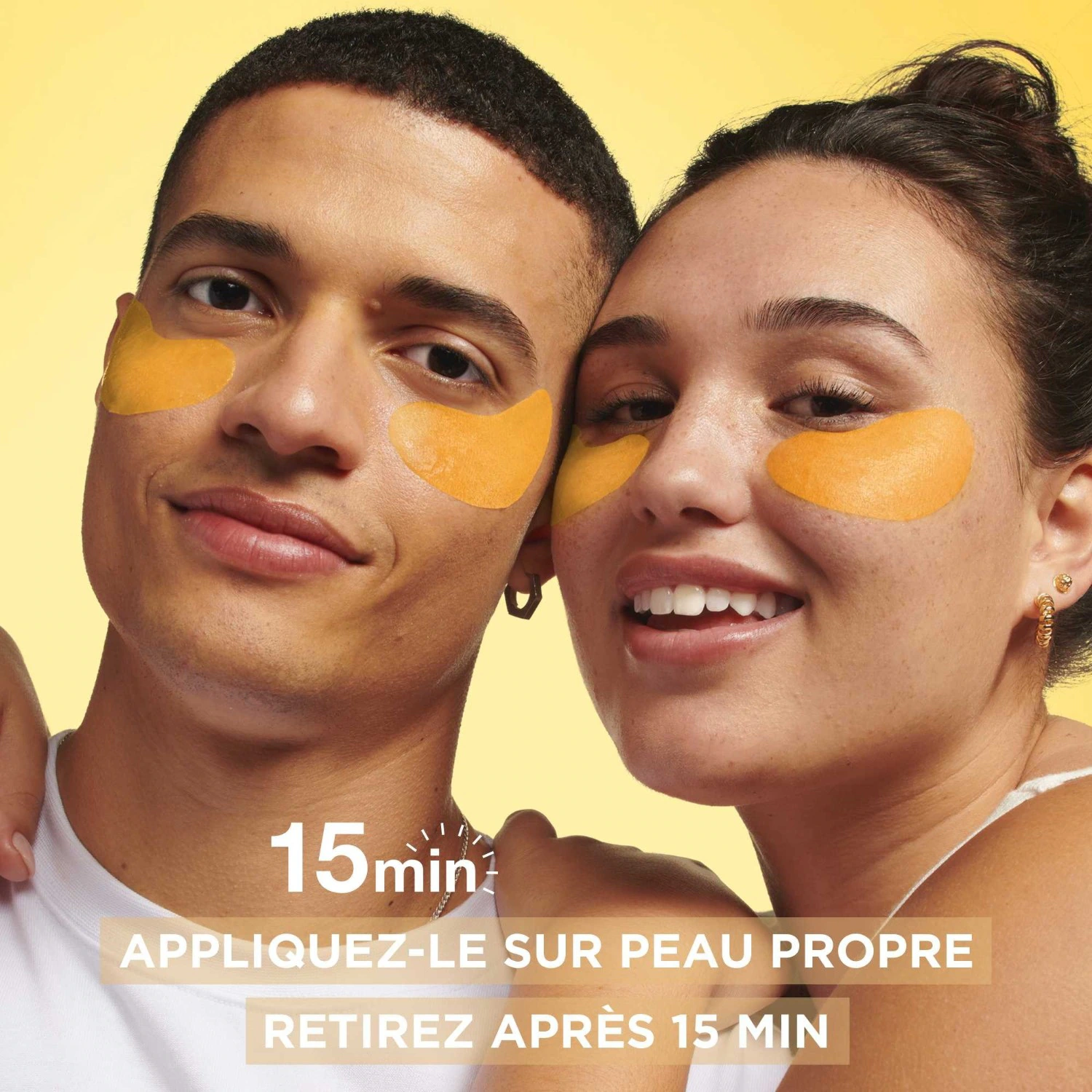 Garnier Masque tissu Yeux Vitamine C Eclat