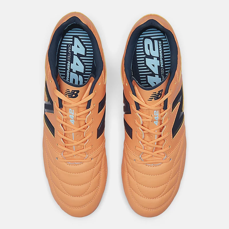 Ανδρικές μπότες 442 PRO FG V2 - Hot Mango με NB Navy και Team Sky Blue