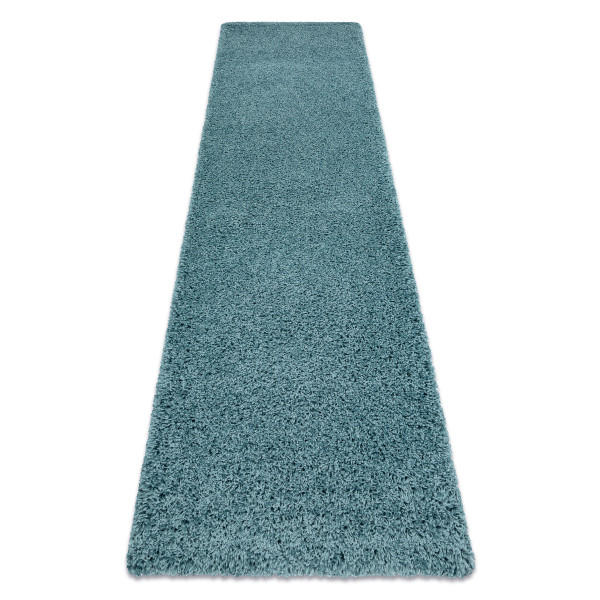 Dywan, Chodnik SOFFI shaggy 5cm niebieski - 60x200 cm