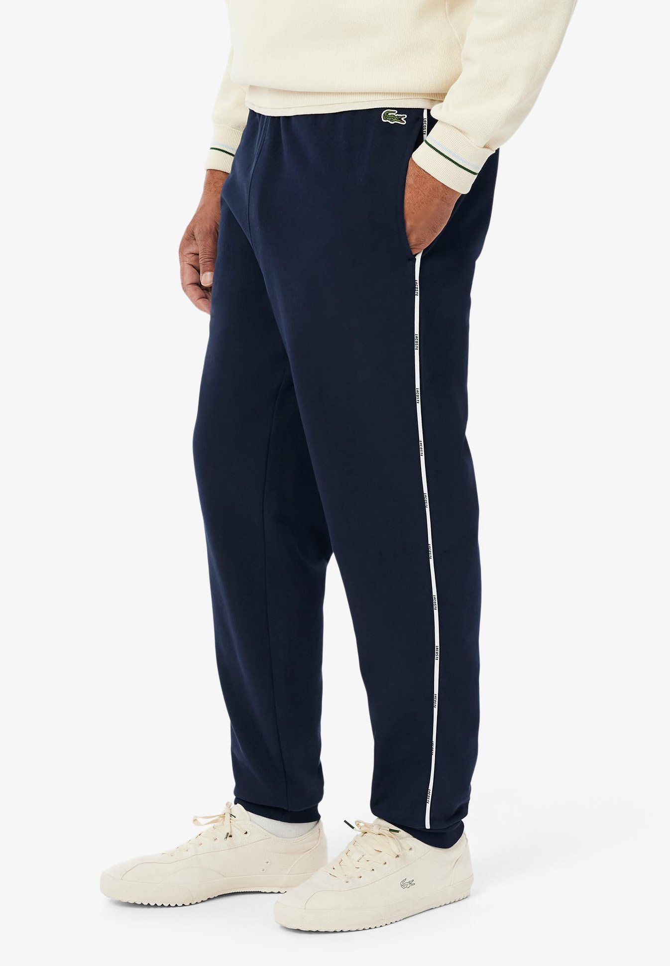 Lacoste Sport PANT TAPE - Pantaloni della tuta - blu navy