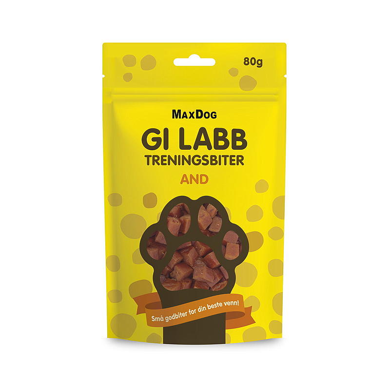 MaxDog trainingsbit voor honden van 80 g en MaxDog