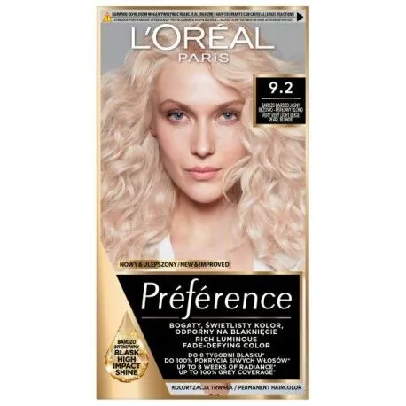 L’OréalFeria Preference Farba do włosów 9.2