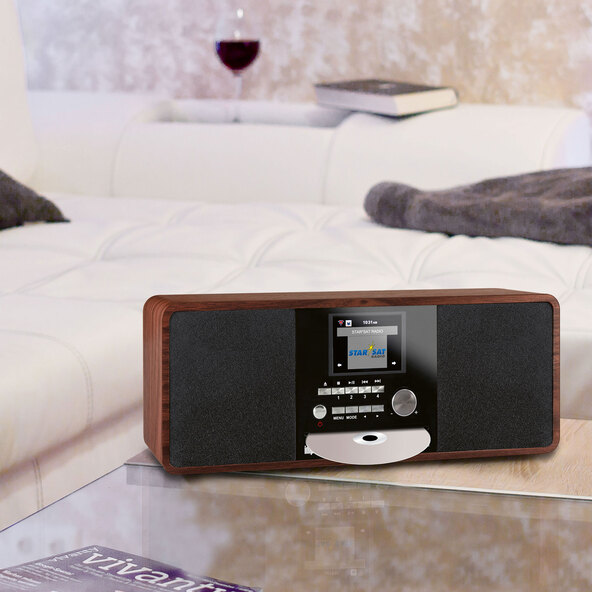 Imperial Internet-Radio DABMAN i200CD DAB+, Holzoptik