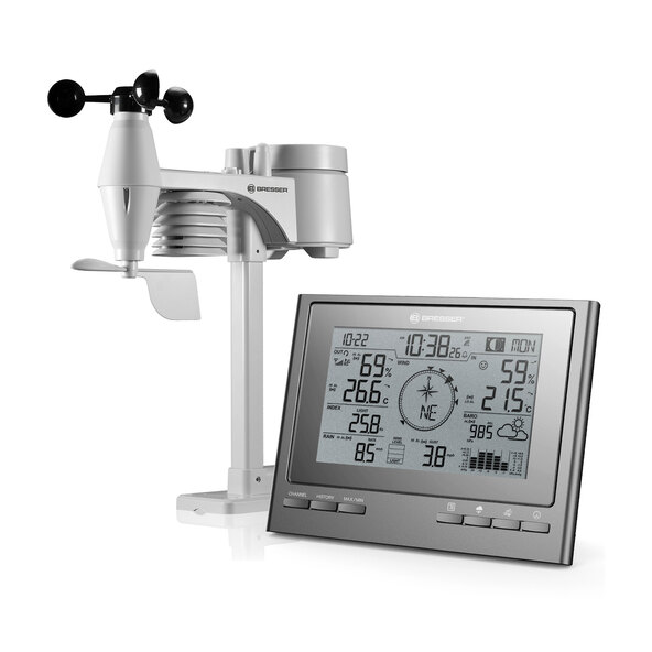 7-in-1 Wireless Weather Station ClimateScout, grey