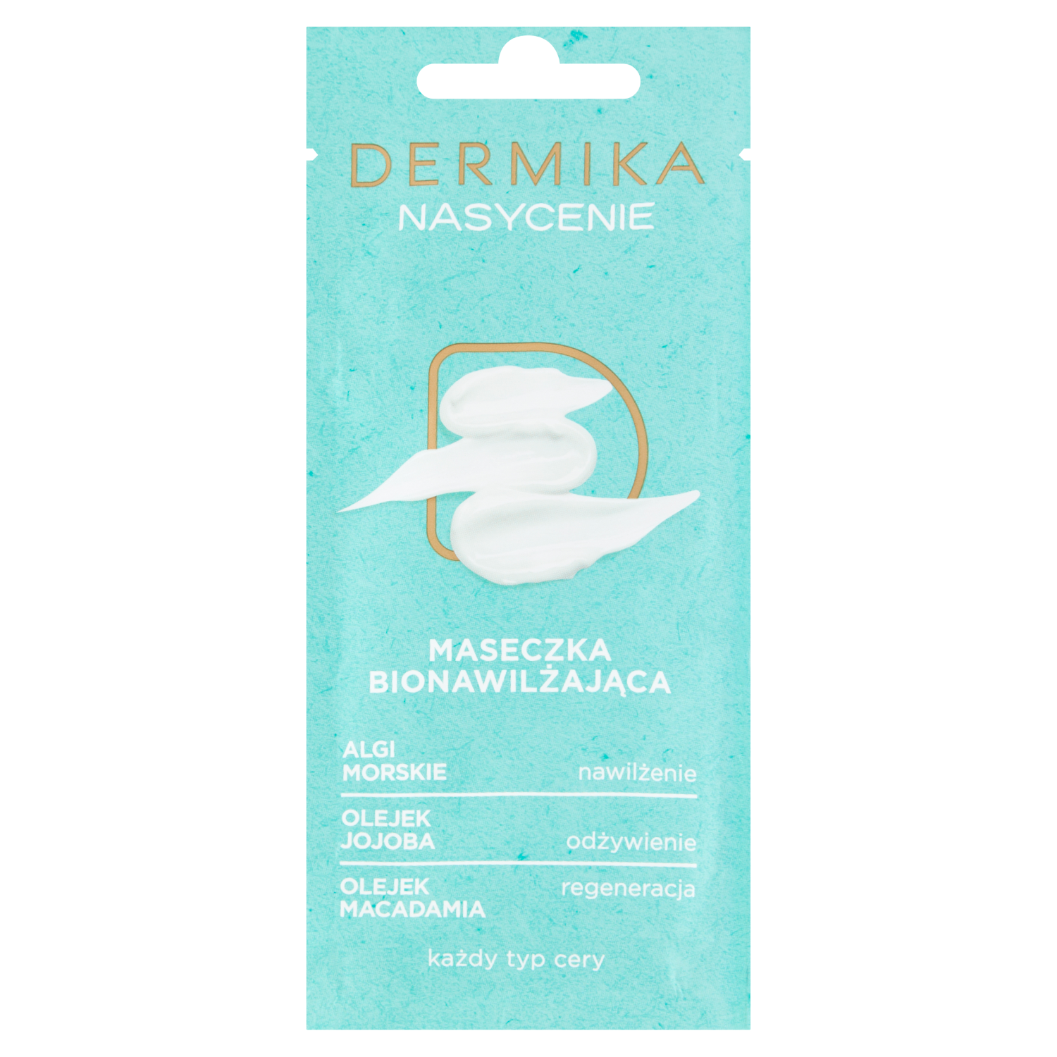 Mască facială bio-hidratantă Dermika 10ml Saturație