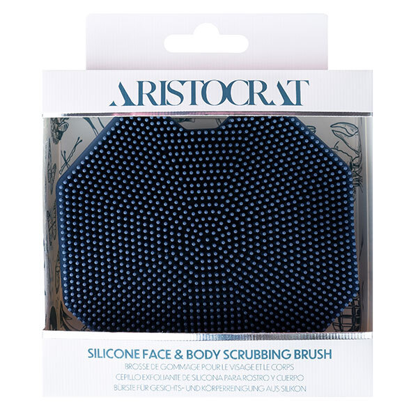 Escova de silicone para esfoliação facial e corporal Aristocrat
