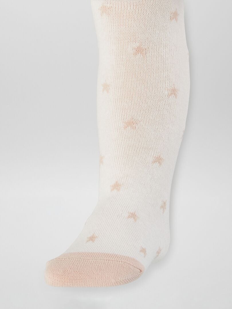 Conjunto de 2 meias-calças quentinhas - ROSA