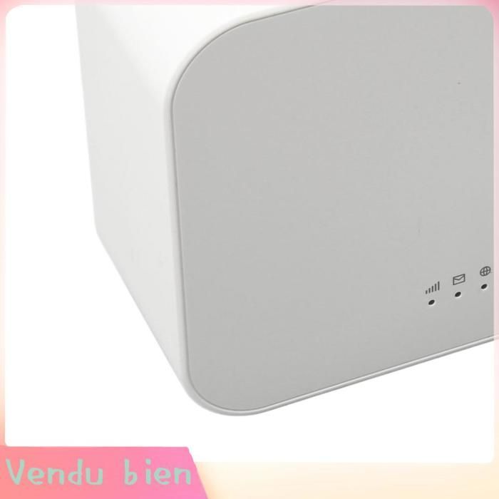 Garosa 4G LTE WiFi-router met simkaartsleuf, 2,4G/5G, dubbele antennepoorten, WAN/LAN-poort, computerpoort, EU-stekker.