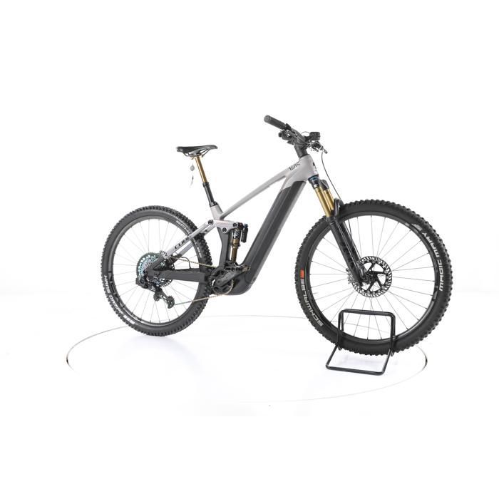 Vélo électrique - Cube Stereo Hybrid 140 HPC SLT - gris - VTT électrique tout suspendu - Bosch 750 Wh Reconditionné