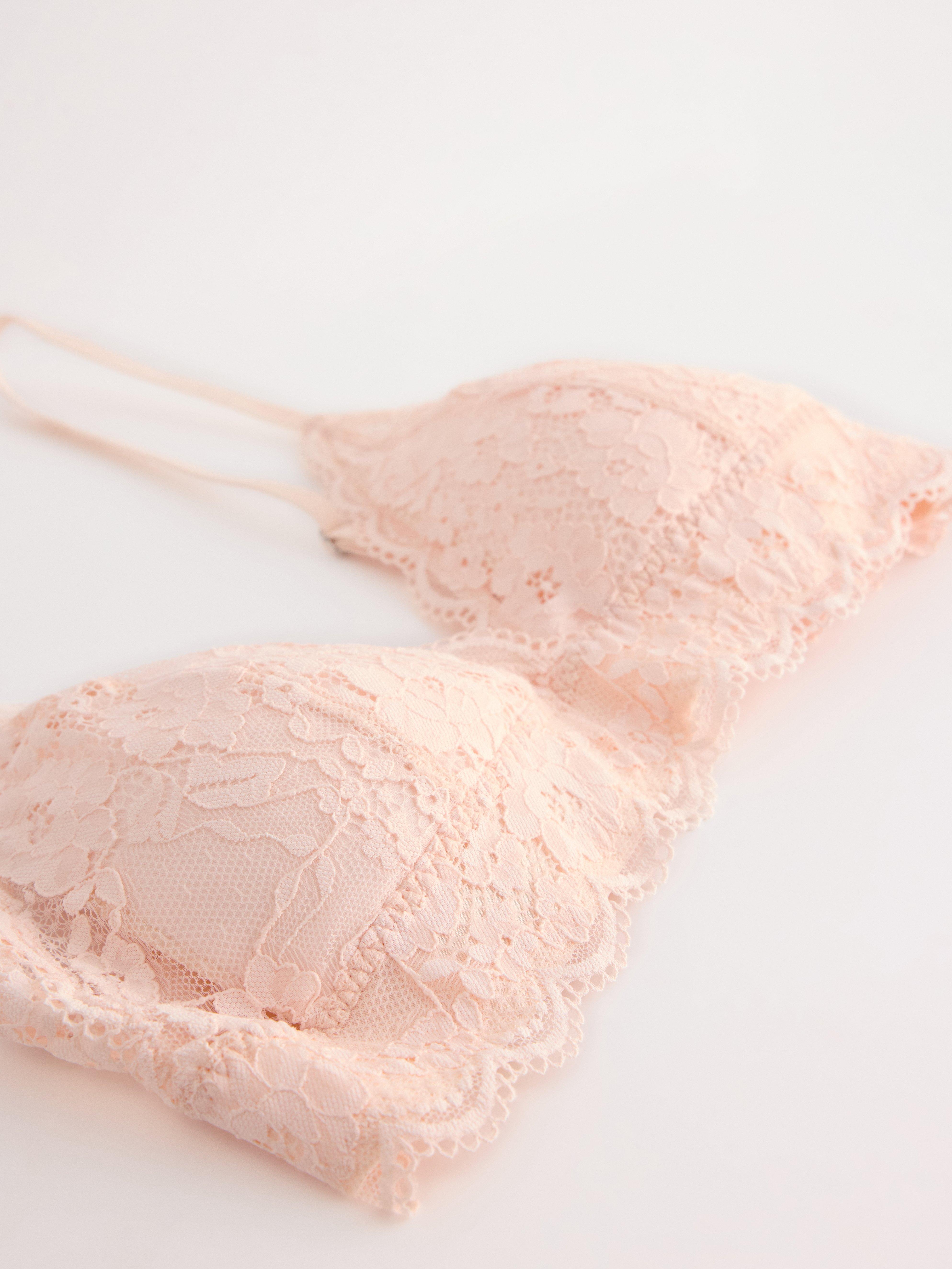 Bralette i spiker Lt rosa