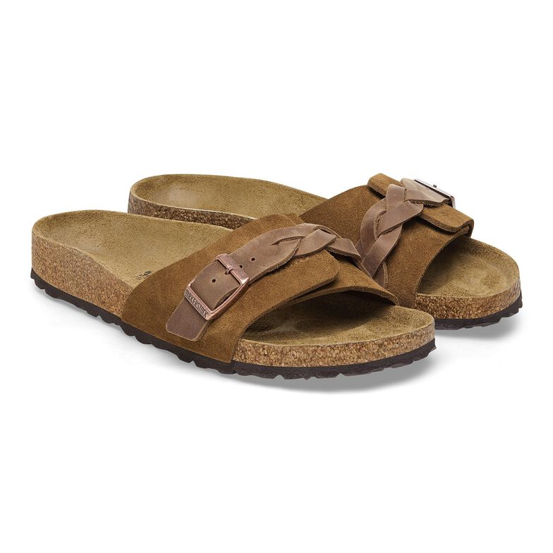 Oita Braided Pelle scamosciata - Mink Mink