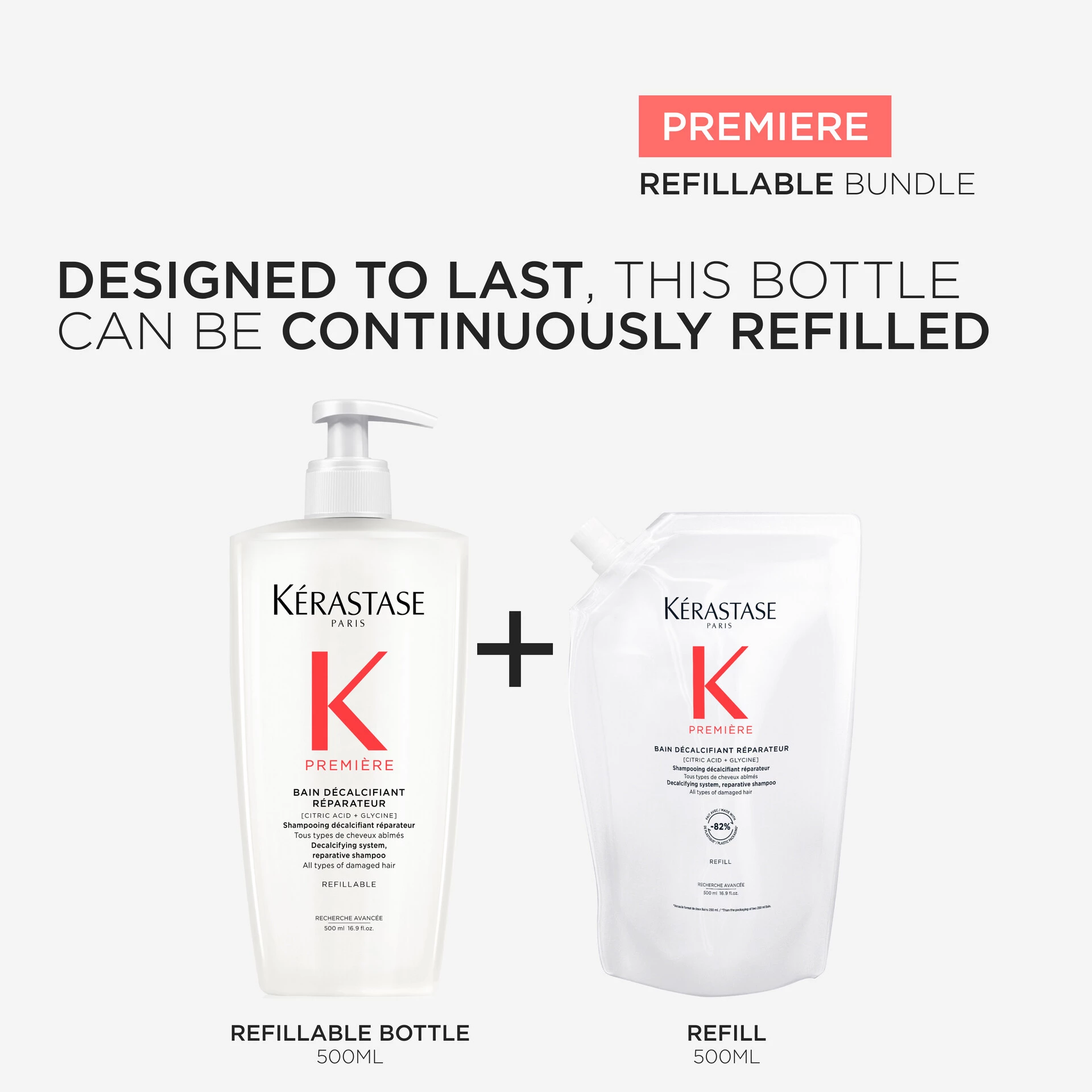 Première Bain Décalcifiant Rénovateur polnilo za šampon 500 ml - Kérastase
