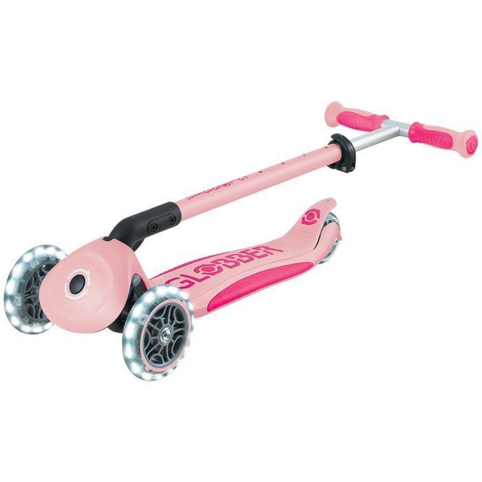 GLOBBER GO UP DELUXE LIGHT Convertible Scooter - Pastel Pink