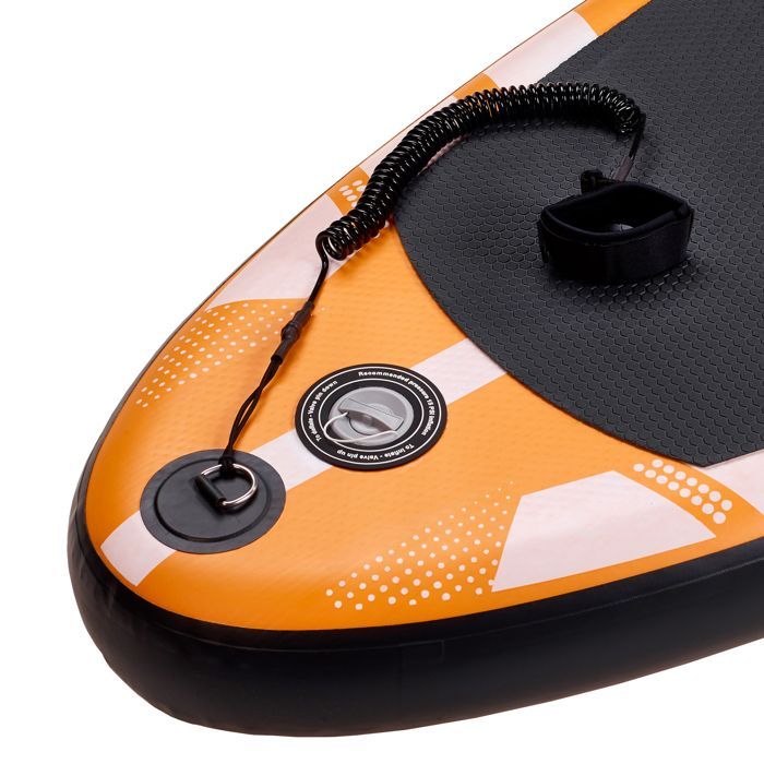 Leash pour stand up paddle, flexible, confortable et robuste