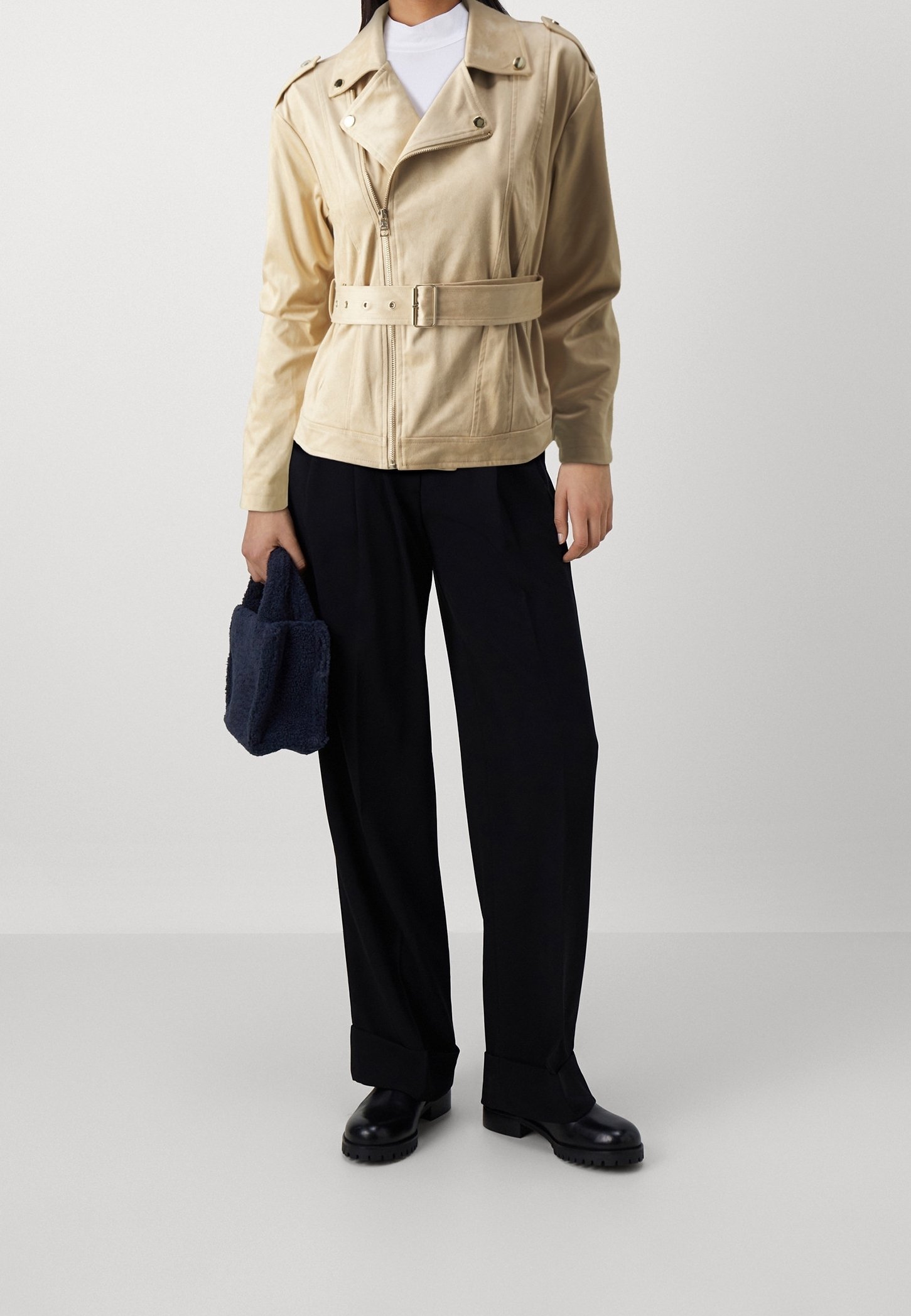 Liu Jo Jeans kunstleren jas - camel