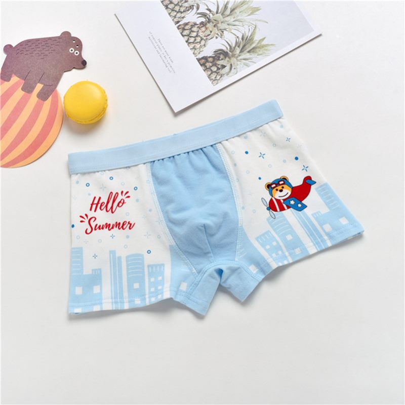 2 piezas/braguitas infantiles de algodón para niños, calzoncillos tipo bóxer para bebé, suaves y orgánicos.