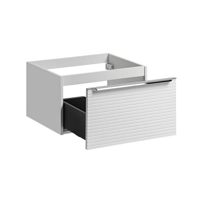 Double sink vanity unit - GENERIC - Camille White - 150 cm - Modern design - Self-assembly required