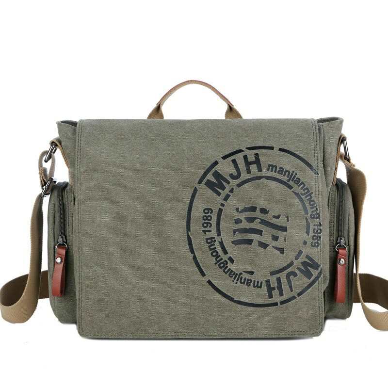 Borsa a tracolla da uomo, casual, di grande capacità, portatile, per laptop, alla moda, per computer da 14 pollici, zaino a tracolla, novità 2020.