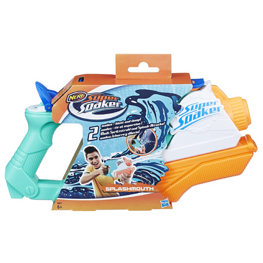 Nerf Supersoaker Splash Mouth pištolj za vodu, za uzrast 6+ godina