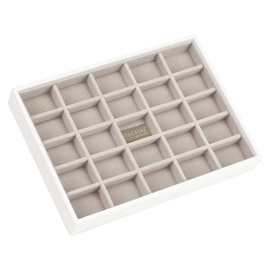 Модни додатак Stackers, бело-сиви, класични, 25 делова - 1 комад