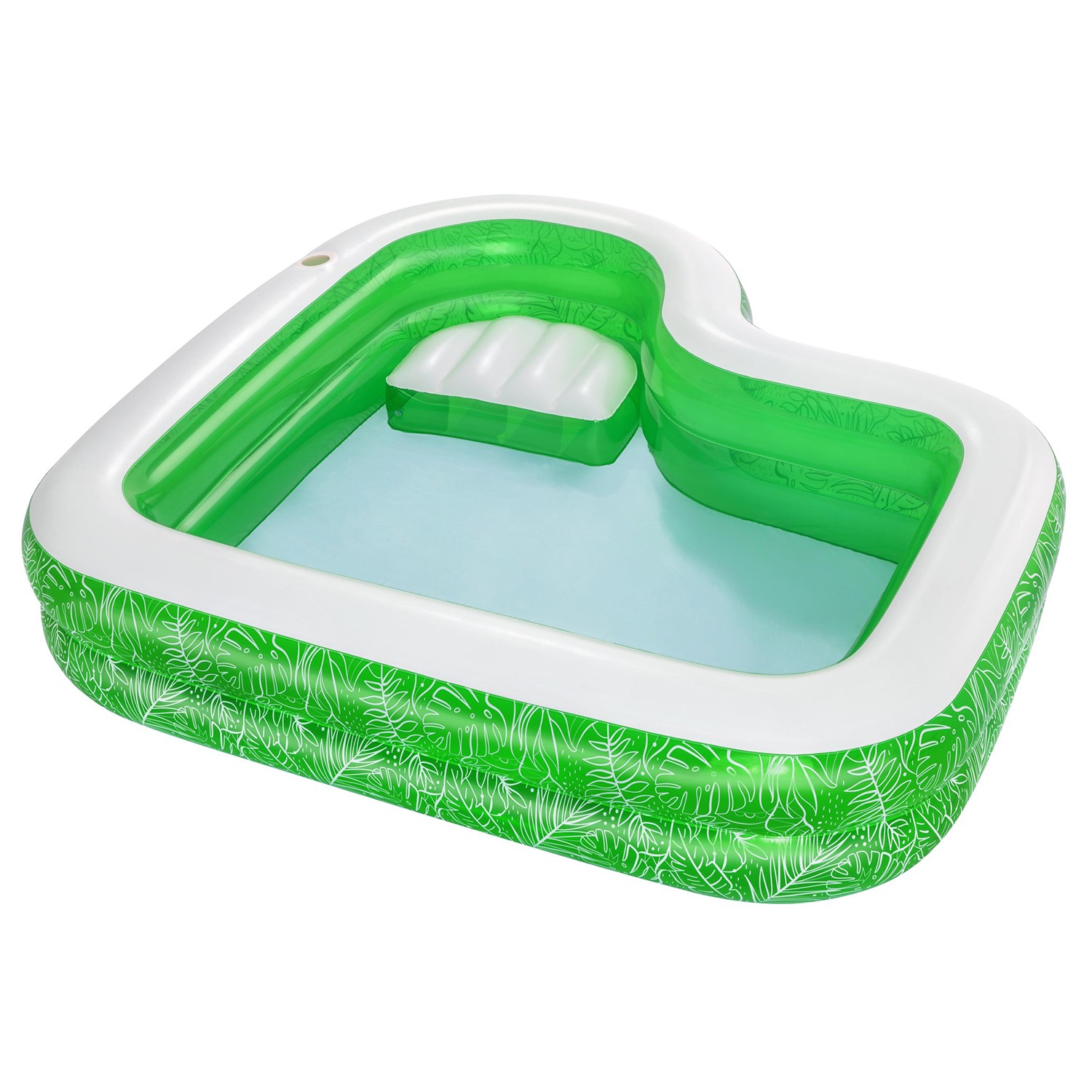 Piscine gonflable Bestway 231x231x51 cm avec siège imprimé
