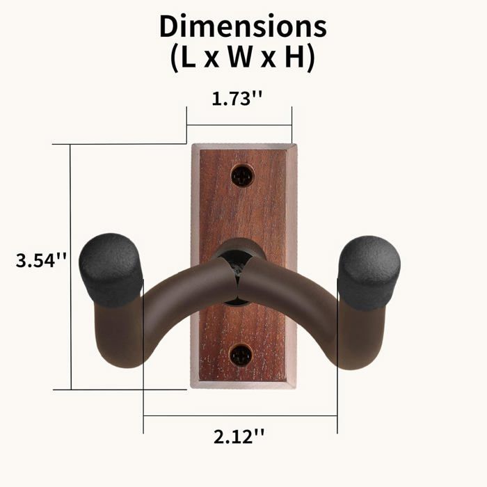 Rotating V-shaped guitar stand, set of 2, with screws