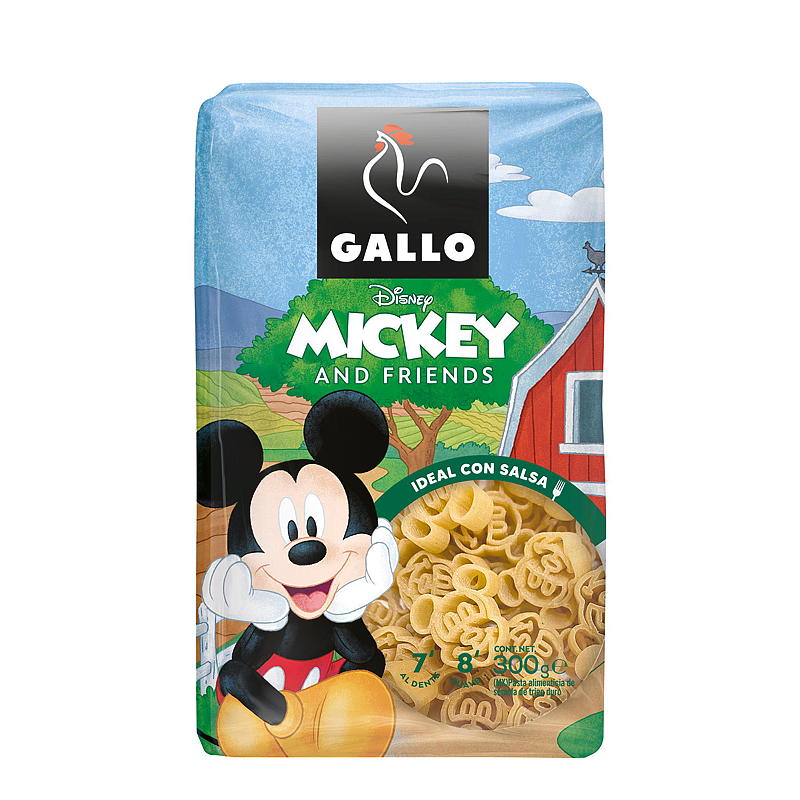 Pasta 300 g Disney Mickey y amigos