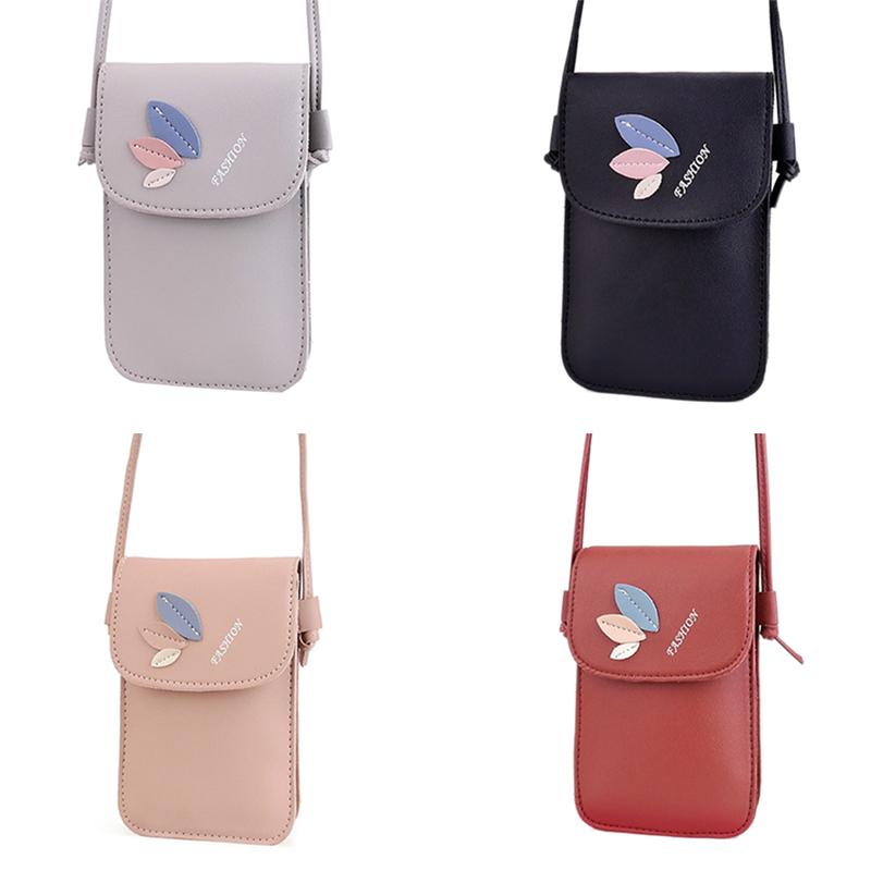 Tendenza moda 2020 DONNA Borsa a tracolla con design a foglie irregolari Tracolla regolabile in pelle PU Borsa a mano mini Portamonete