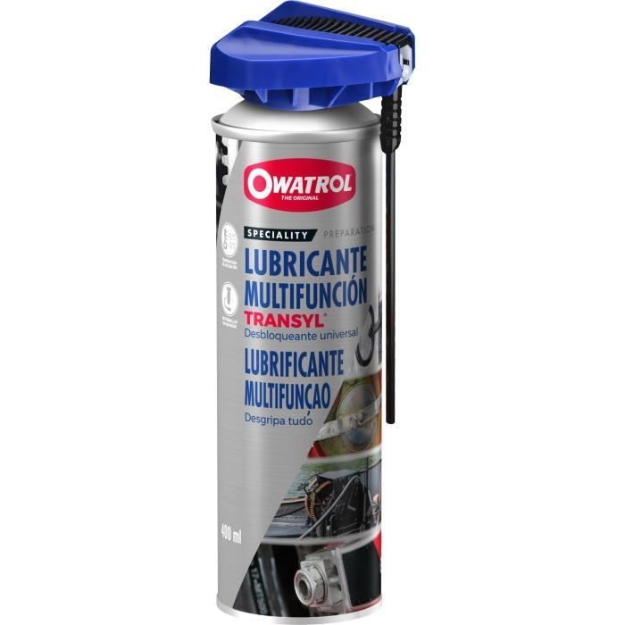 OWATROL TRANSYL Óleo Penetrante Multiuso e Lubrificante - Aerossol - 400 ml
