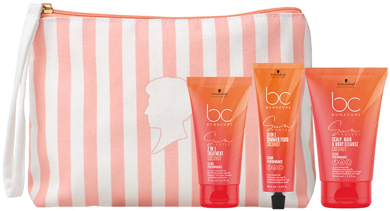 Schwarzkopf Professional BC Bonacure Sun Protect Sun Pouch Haarverzorgingsset voor op reis