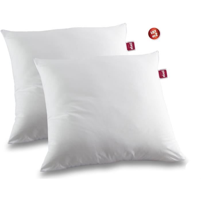 Set di 2 cuscini antiacaro - 60 x 60 cm - 100% cotone trattato Biome® - ABEIL