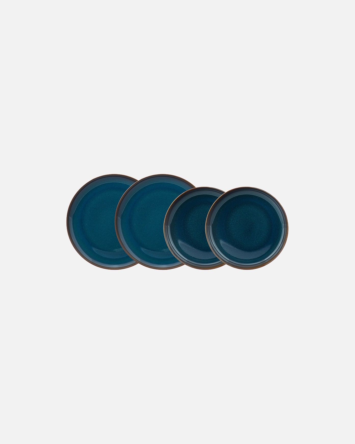 Súprava riadu Villeroy & Boch, 4-dielna. Materiál: Remeselný denim – 1 kus