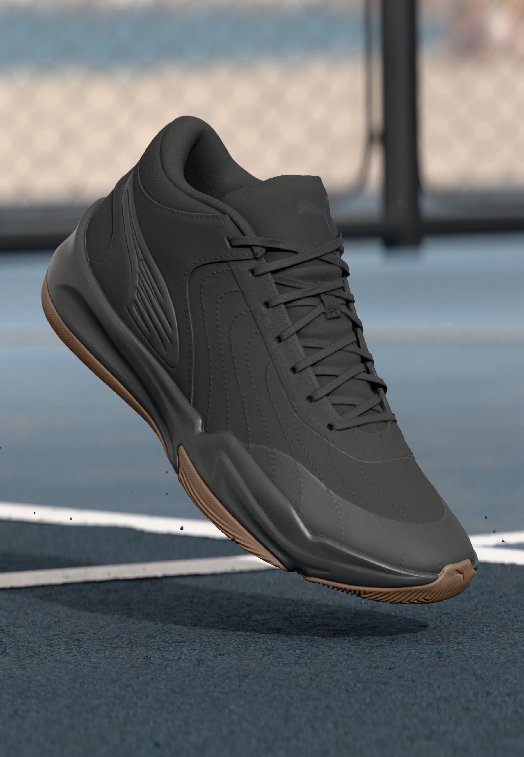 Puma COURT PRO 2 - Basketbalschoenen - zwart