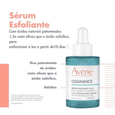 Avène Cleanance AHA eksfolierende serum for akneutsatt hud 30 ml