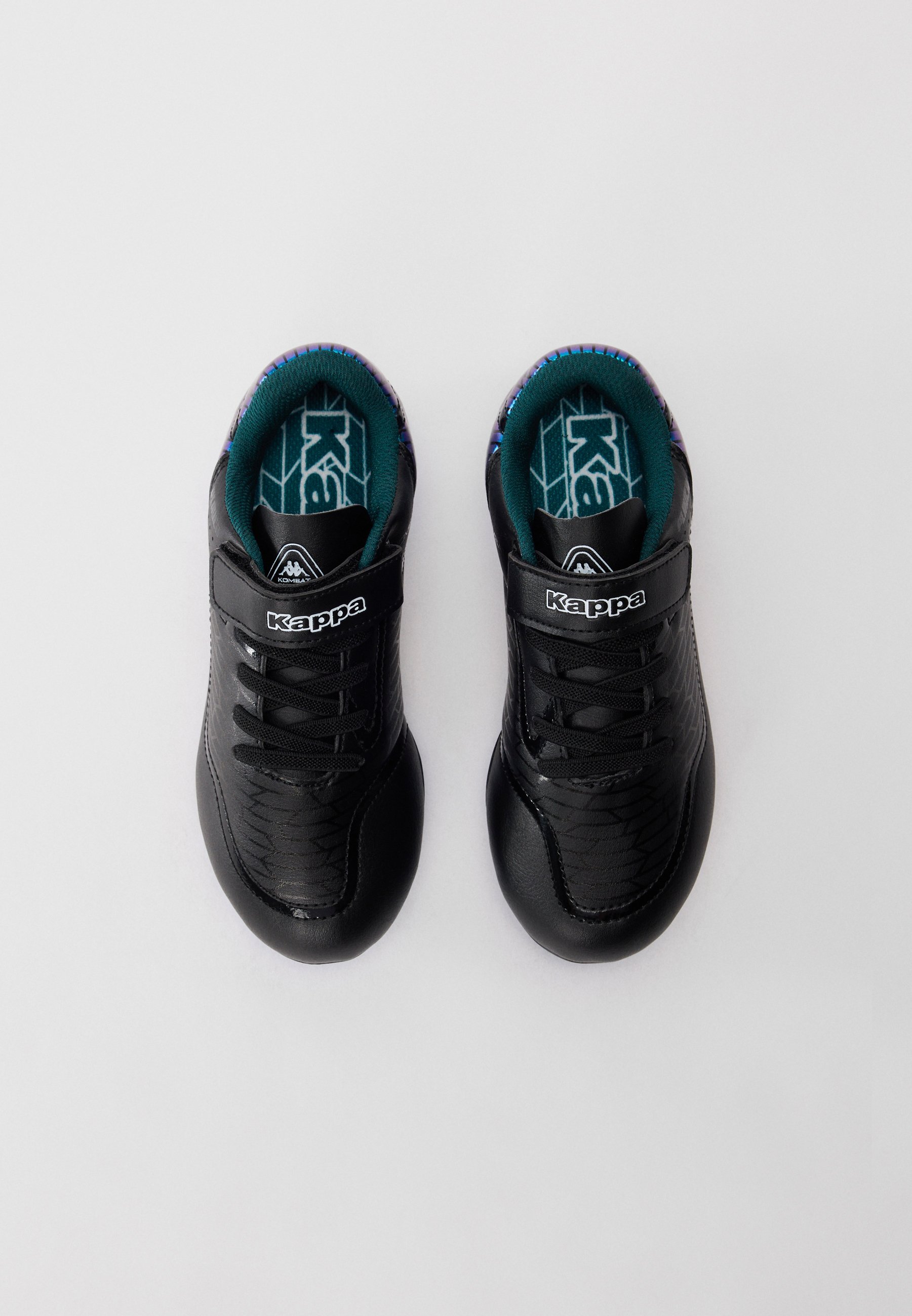 Scarpe da calcio Kappa KOMBAT PLAYER UNISEX per terreni compatti - nero/blu brillante