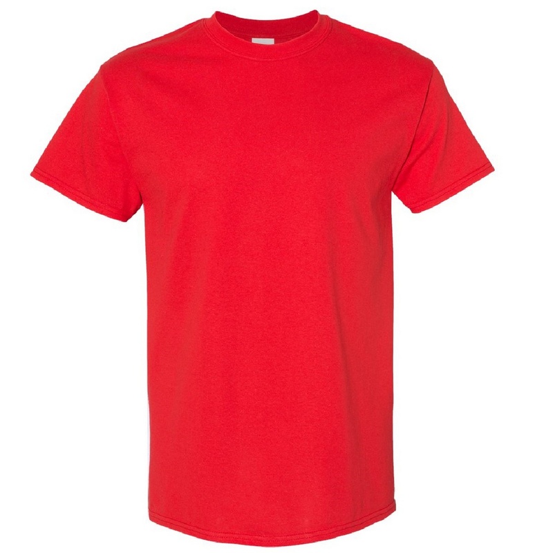  Camiseta Básica De Manga Corta Gildan Heavy Cotton 100% Algodón Gordo