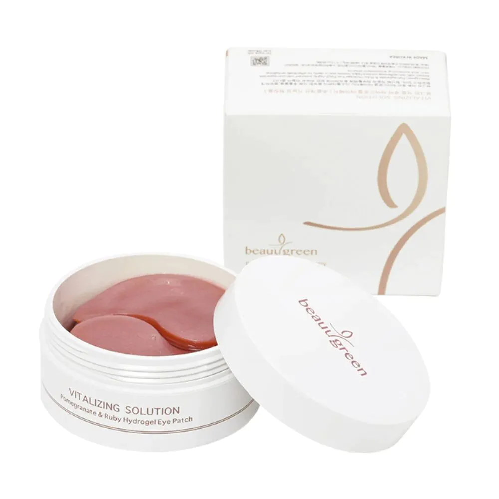 Beauugreen Pomegranate and Ruby Plastry hydrożelowe pod oczy