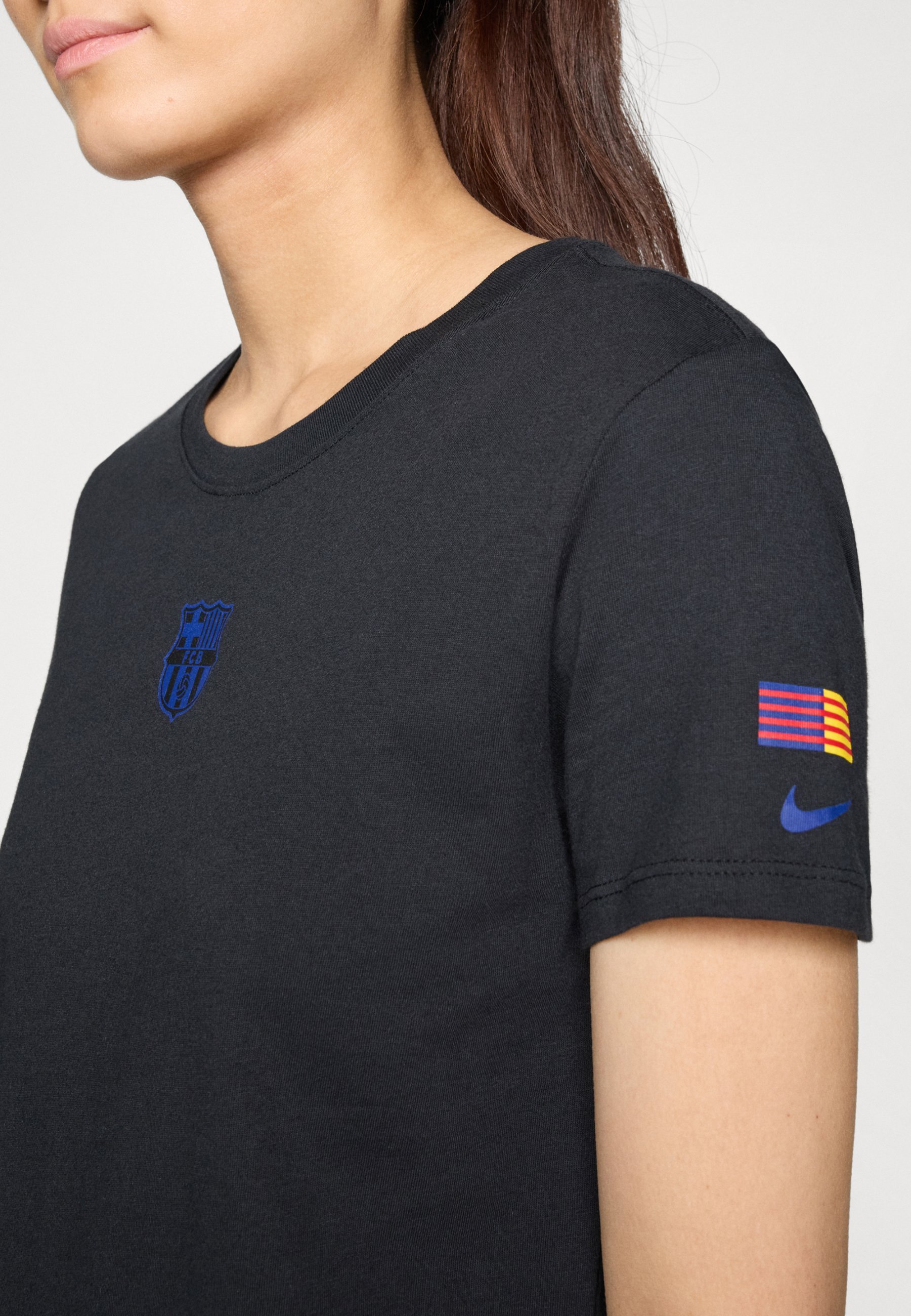 Nike Performance FC BARCELONA CREST T-shirt - Clubkleding - zwart