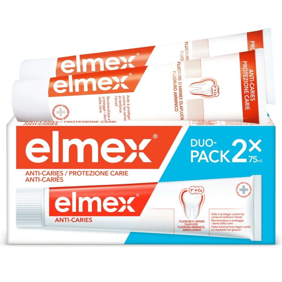 Pasta de dentes Elmex contra cáries 2x75 ml