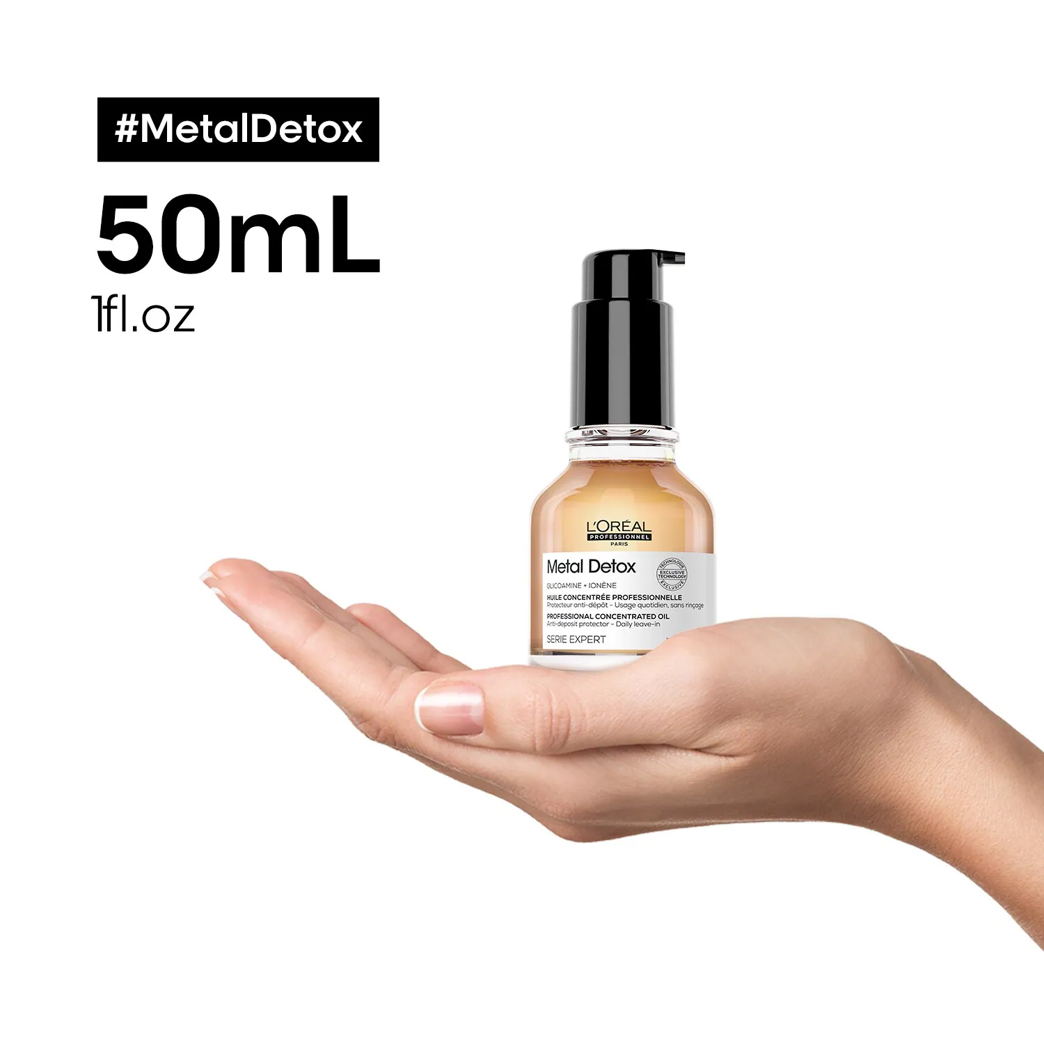 Ulei detoxifiant pentru păr metalic - ulei pentru păr deteriorat