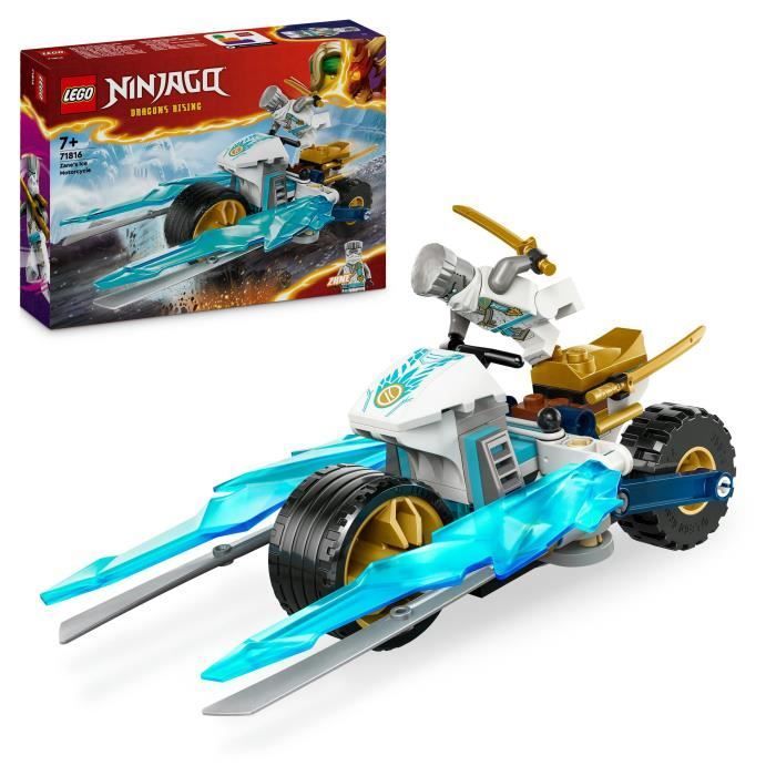 LEGO® NINJAGO® 71816 La moto da ghiaccio di Zane - Con minifigure, giocattolo avventura ninja