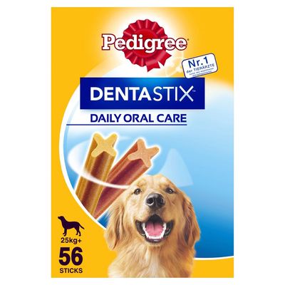 Pedigree torrfoder för hundar + 42x Dentastix Large - Paketpris!*