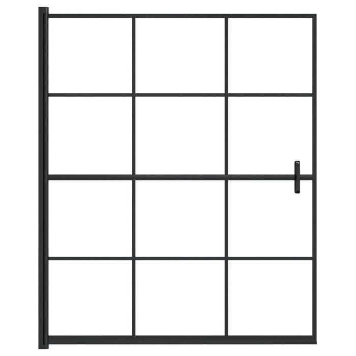 vidaXL Shower Enclosure Bathtub Screen Shower Screen Bathtub Enclosure Bathroom Accessory Home Interior 150748
