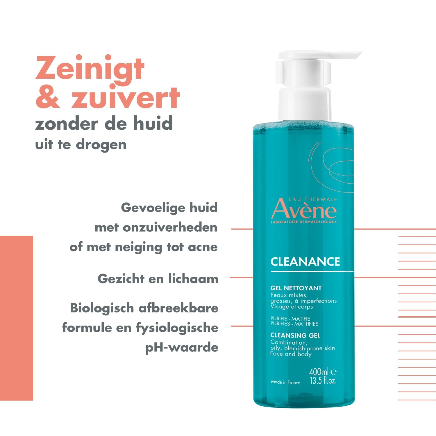 Avène Cleanance čistiaci gél na tvár - 200 ml