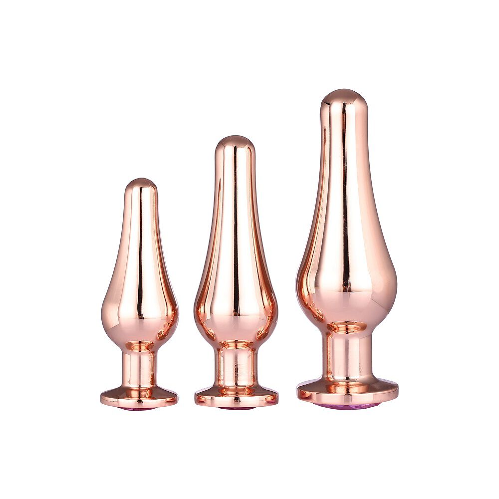 Dream Toys Gleaming Love Rose Gold Plug