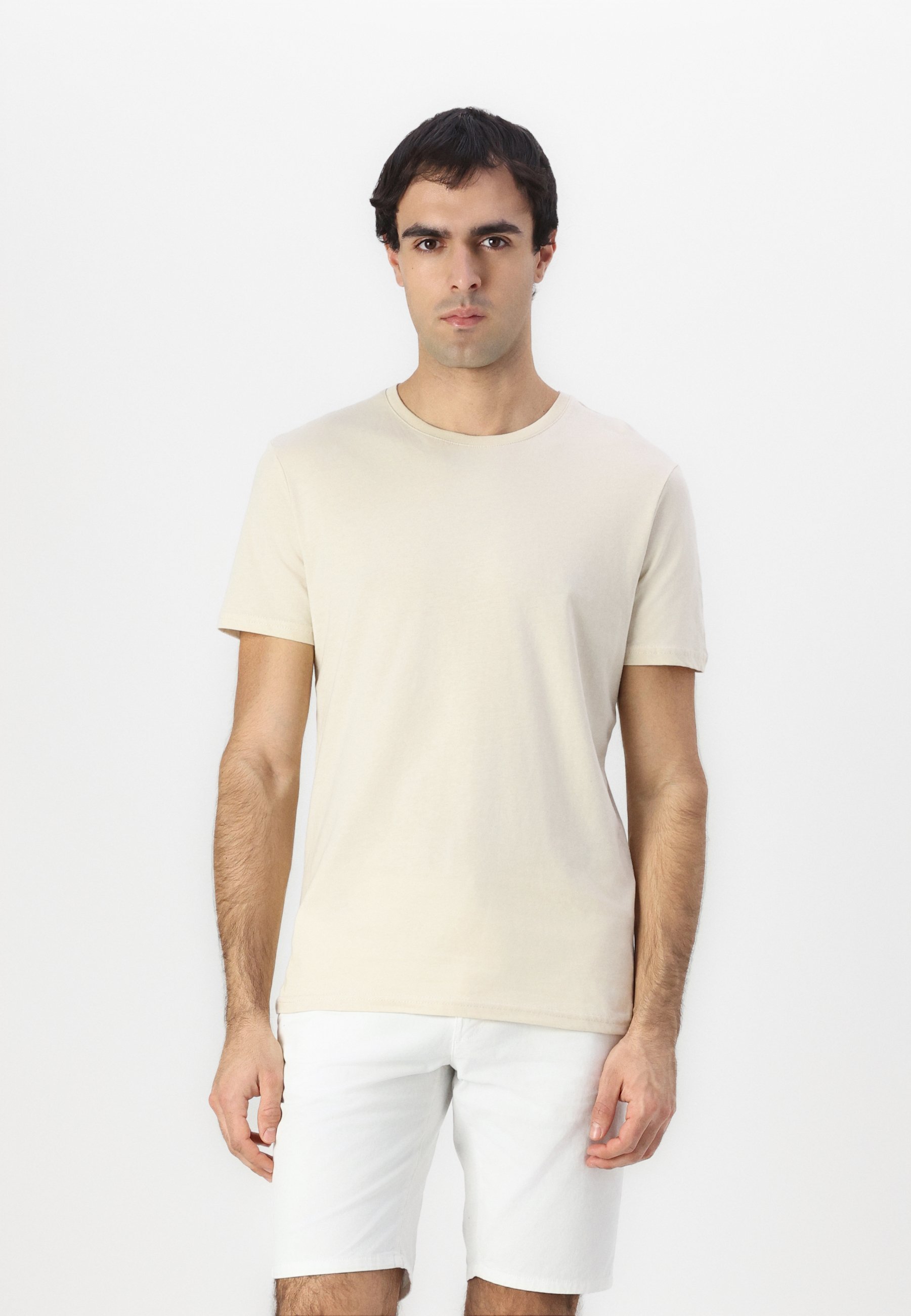 Pier One 7-pack - Basic T-shirt - rood/zilver/koningsblauw