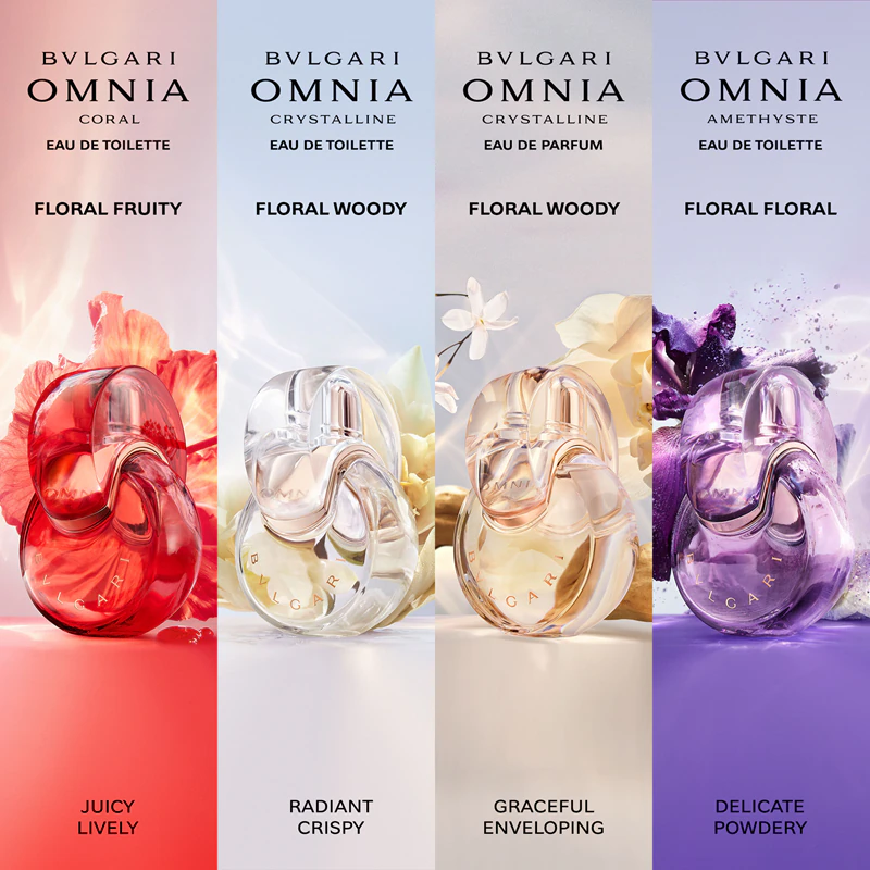 BVLGARI Omnia Crystalline Eau de Toilette, frasco recarregável para mulheres