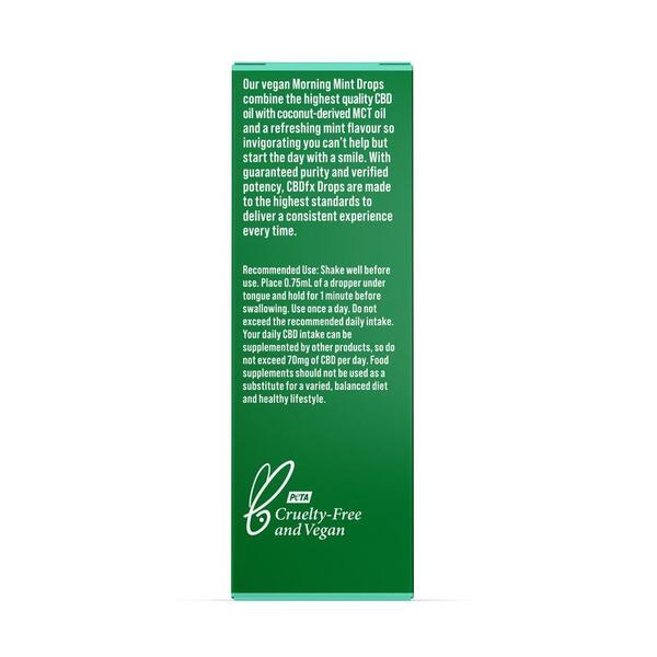 CBDfx Morning Mint CBD-Öl-Tropfen 2000 mg CBD | Gesundheit | Superdrug