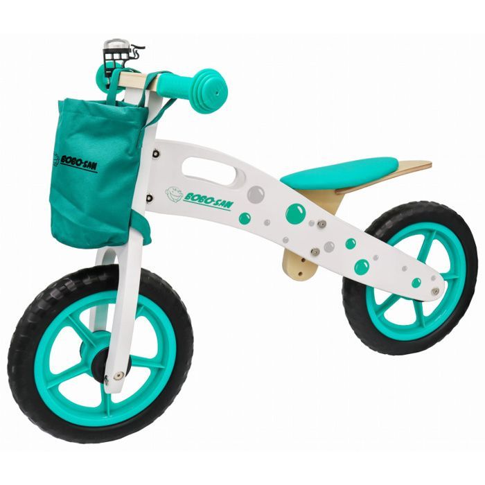 Bobo-San Vélo d'équilibre en bois Vert