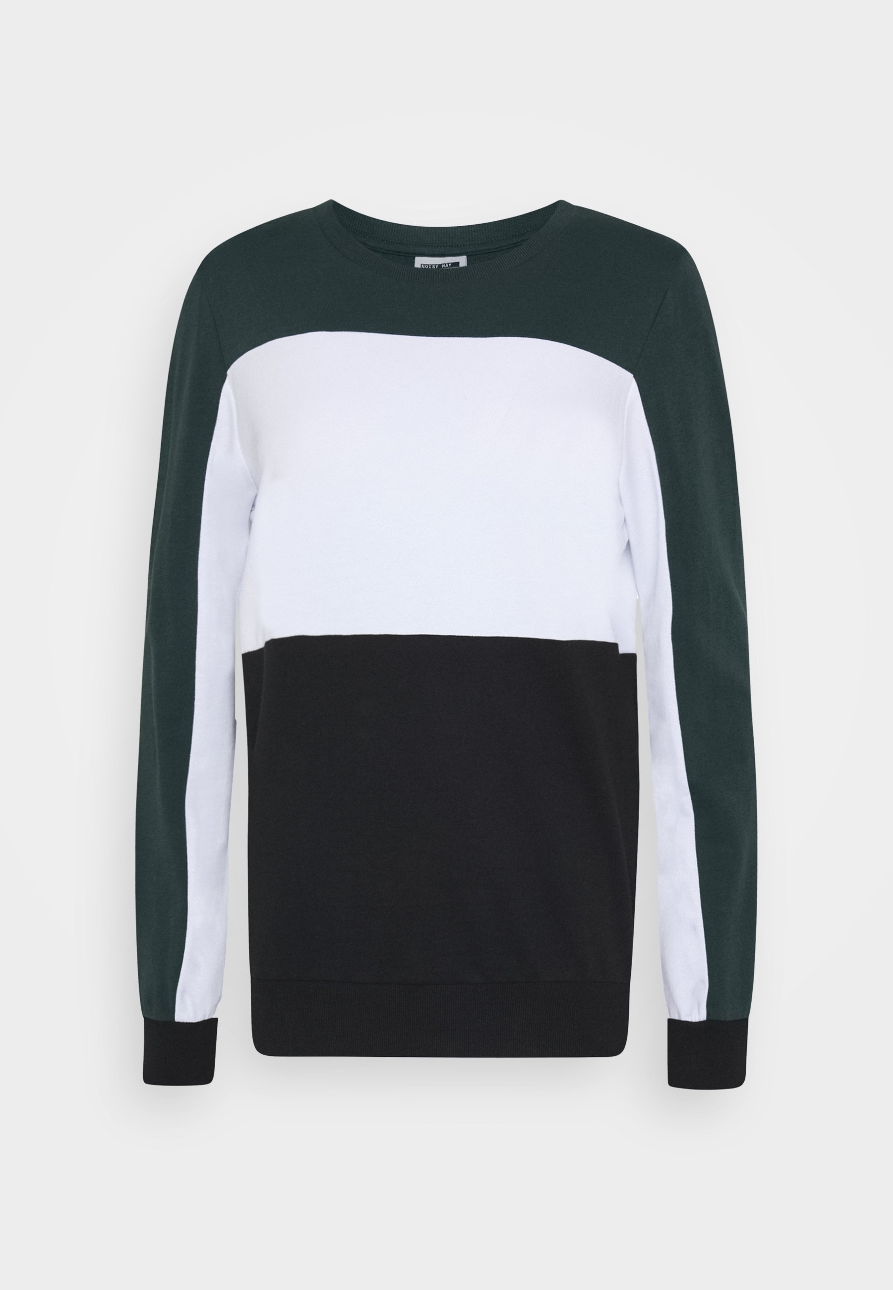Noisy May-sweatshirt - donkergroen